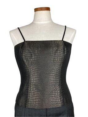 Vintage Jones New York Evening Y2K Bustier Cami Top Sz 4